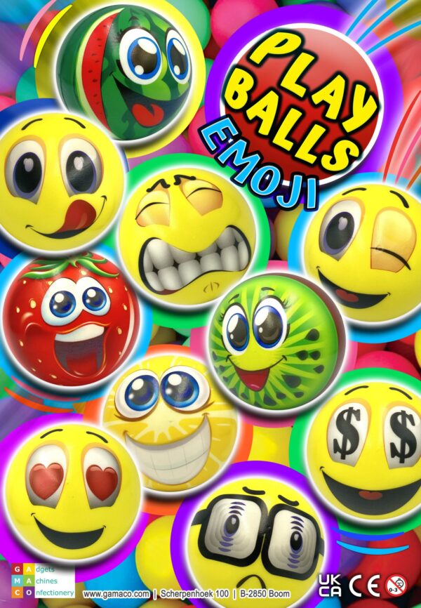 Playballs 100mm Emoji Fruit