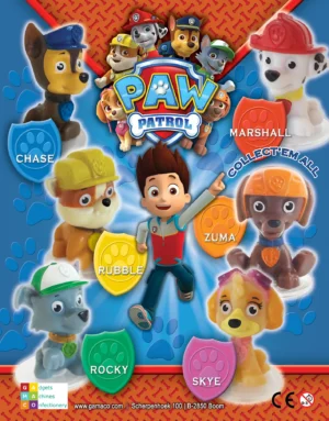 Paw Patrol 3D Figurines
