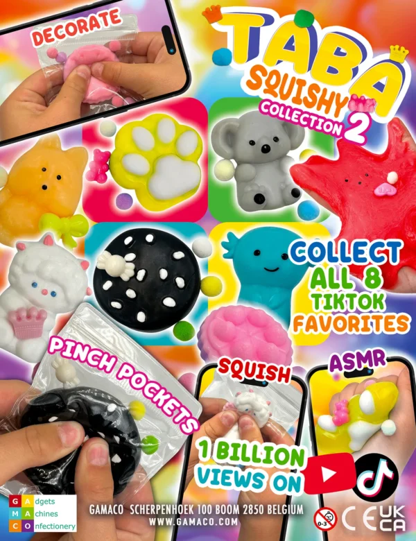 Taba Squishy "Pinch Pockets Collection 2"