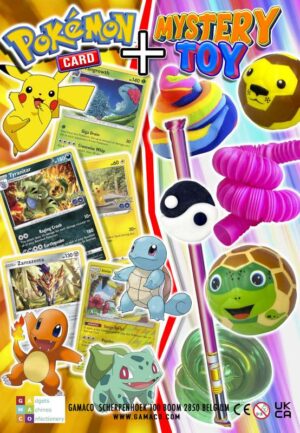 Pokemon Card + Mystery Toy