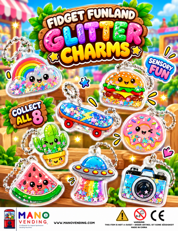 Fidget Funland "Glitter Charms"