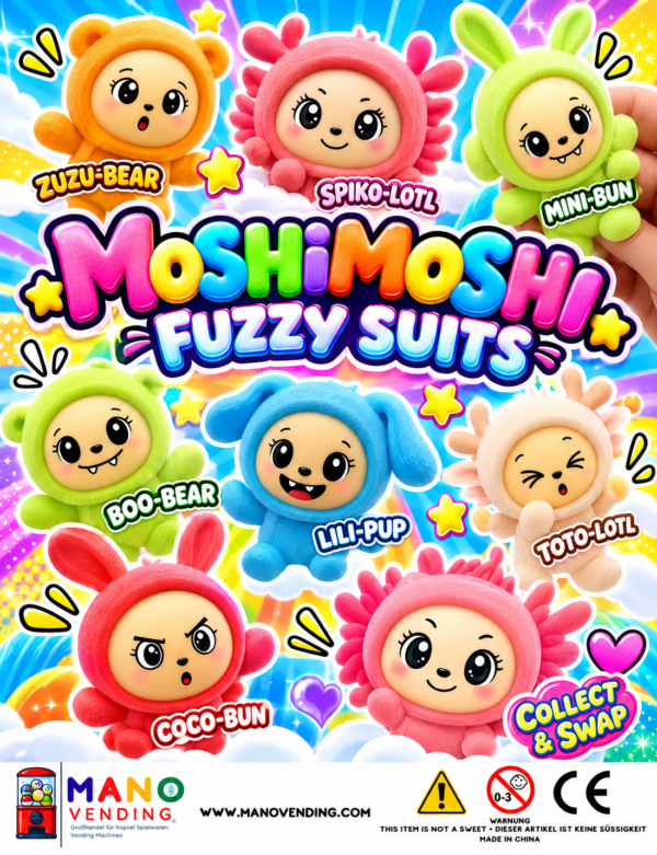Moshimons Fuzzy Suits