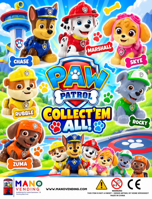 Paw Patrol 3D Figurines