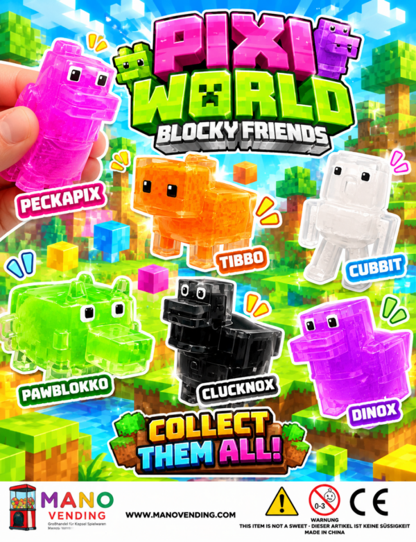 Pixi World "Blocky Friends"